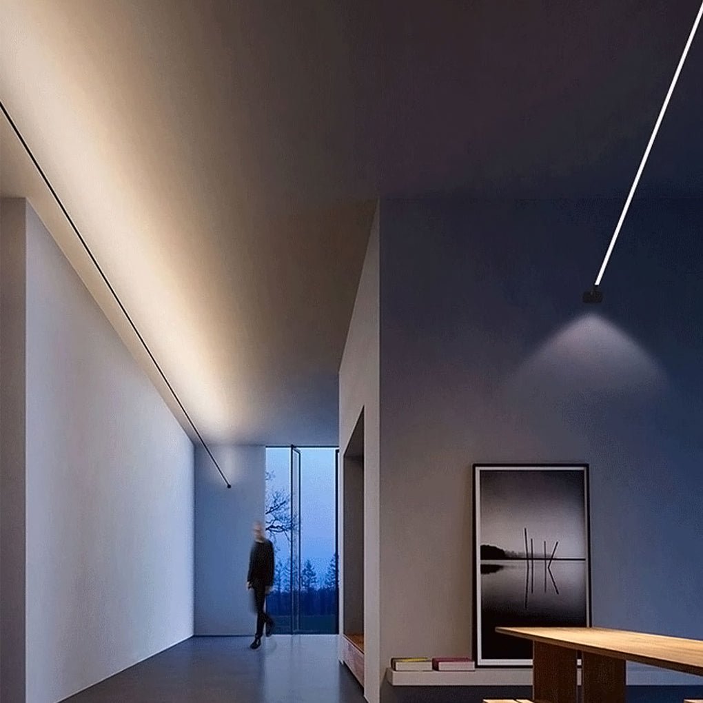 Modern Rotatable Smart COB Linear LED Light Fixture for Living Room