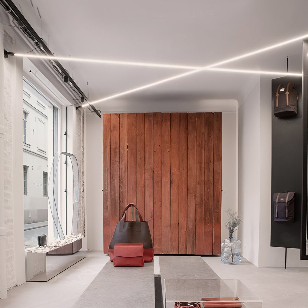 Rotatable Ultra-Thin Steel Linear LED Bar Light for Modern Spaces