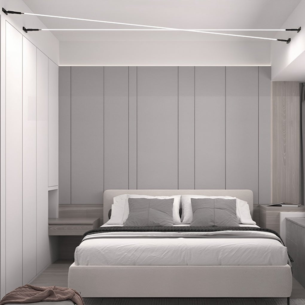 Rotatable Ultra-Thin Steel Linear LED Bar Light for Modern Spaces