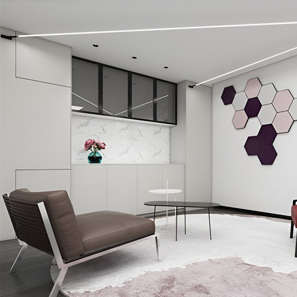 Rotatable Ultra-Thin Steel Linear LED Bar Light for Modern Spaces