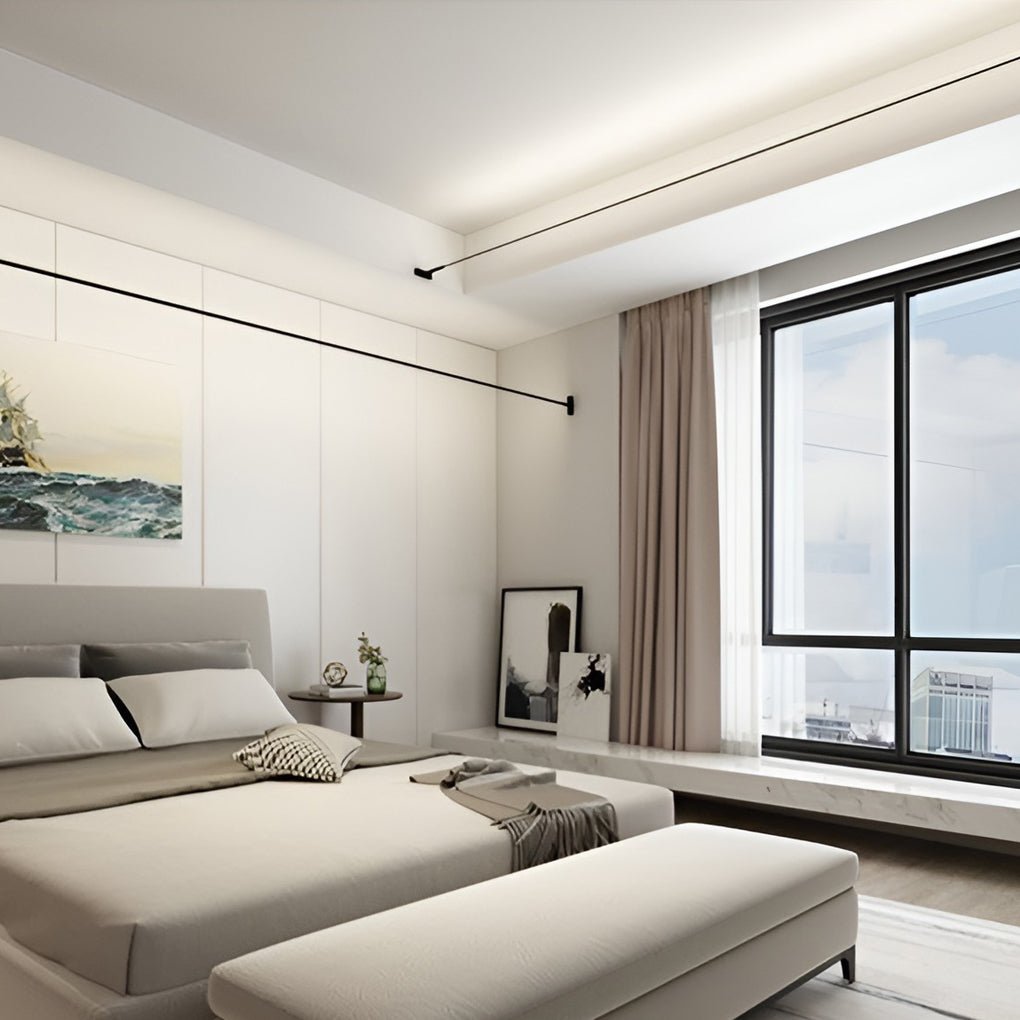 Modern Ultra-Thin Rotatable Steel LED Bar Light for Contemporary Spaces