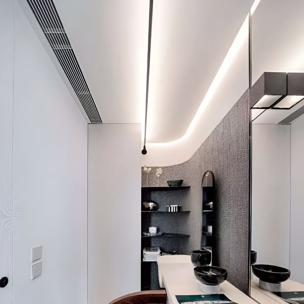 Modern Ultra-Thin Rotatable Steel LED Bar Light for Contemporary Spaces