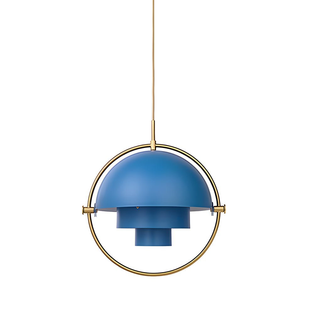 Nordic Electroplated Iron Rotating Pendant Chandelier for Modern Spaces