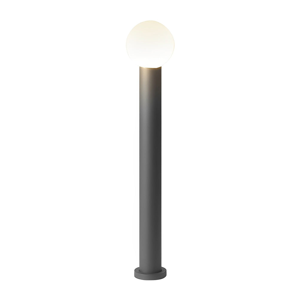 Modern White Round Bollard LED Lights for Outdoor Pathway Lighting