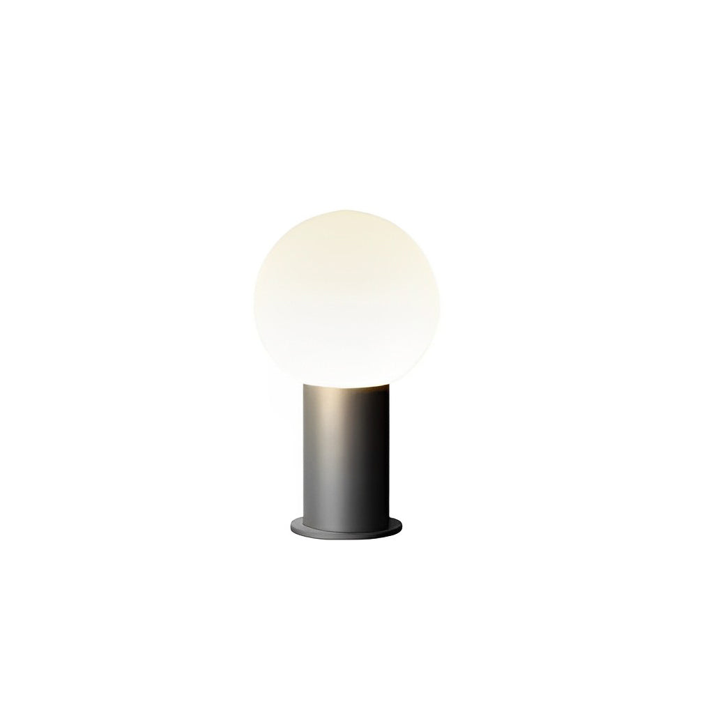 Elegant Round LED Bollard Lights with Spherical Lampshade for Outdoors