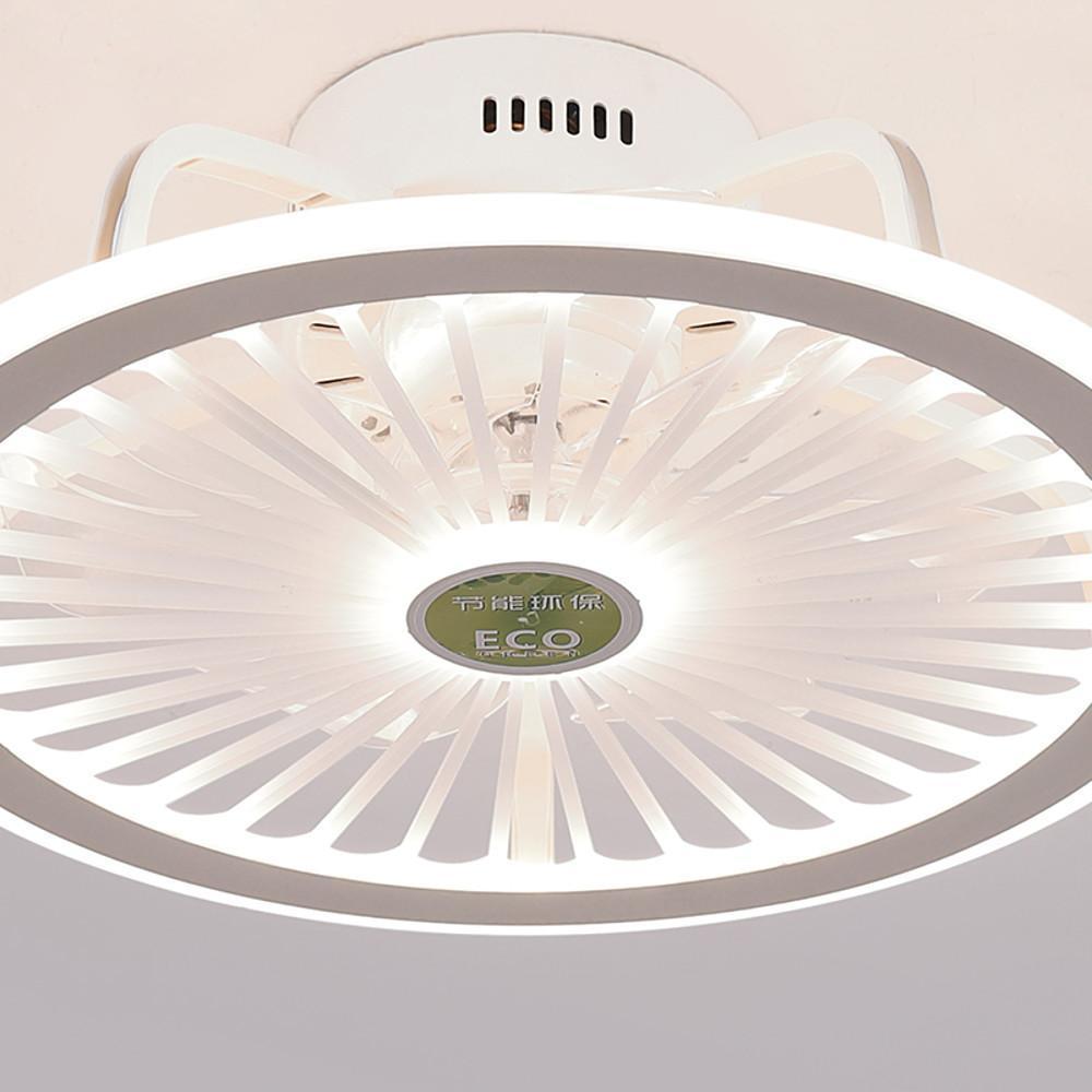 Stylish White LED Ceiling Fan Light for Contemporary Living Rooms