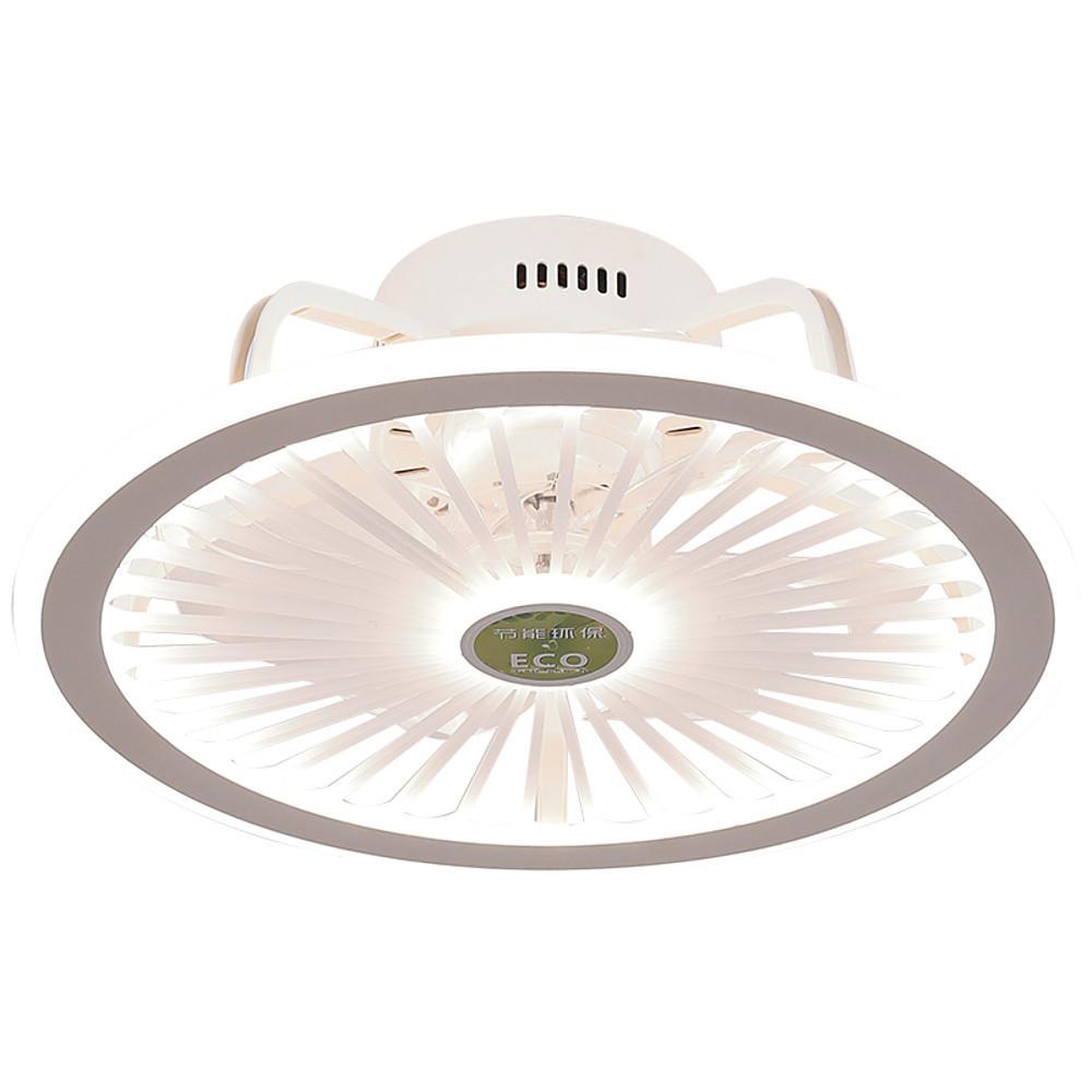 Stylish White LED Ceiling Fan Light for Contemporary Living Rooms
