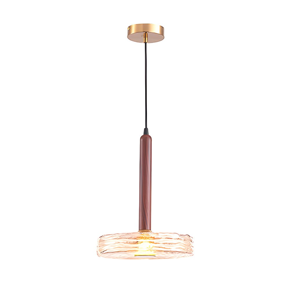 Post-Modern Round Glass Chandelier Pendant Light for Elegant Dining Room