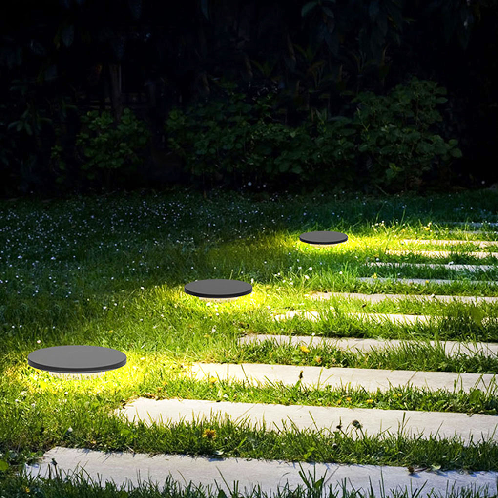 Stylish Round LED Lawn Burying Lamp in Die-Cast Aluminum for Gardens