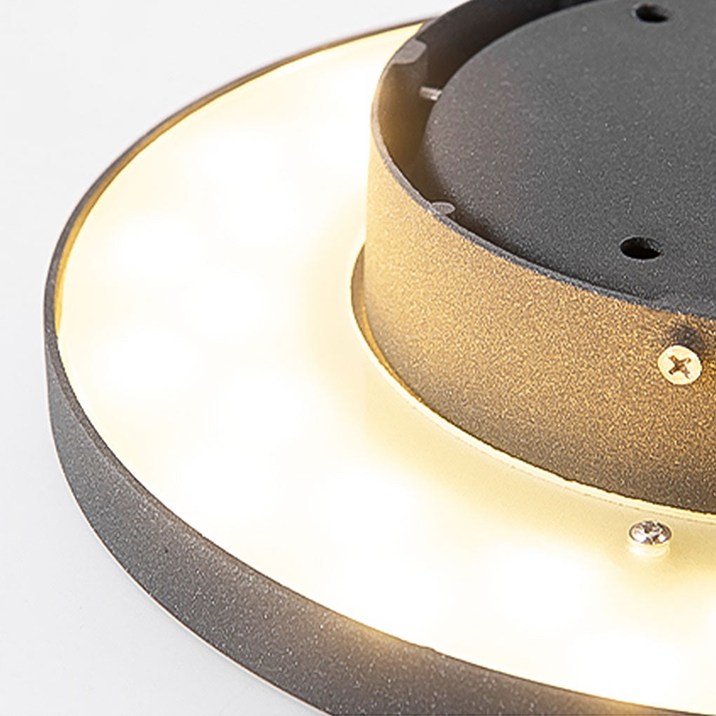 Stylish Round LED Lawn Burying Lamp in Die-Cast Aluminum for Gardens
