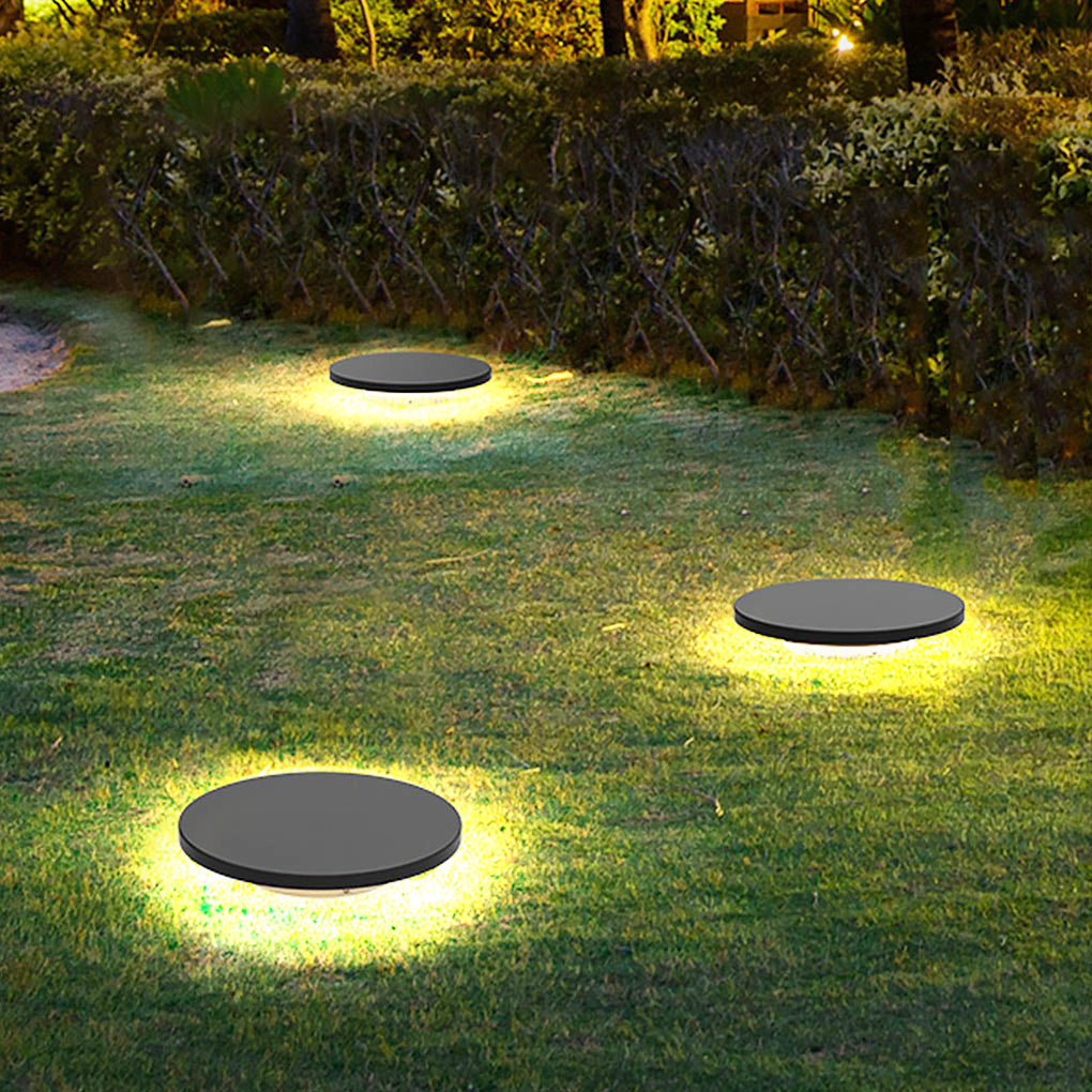 Stylish Round LED Lawn Burying Lamp in Die-Cast Aluminum for Gardens