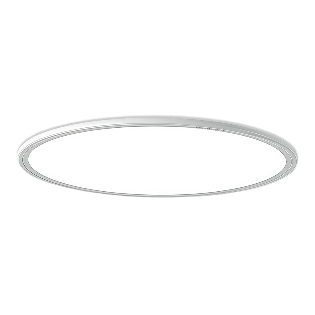 Sleek White Round Ultra-Thin LED Recessed Ceiling Light for Home Use