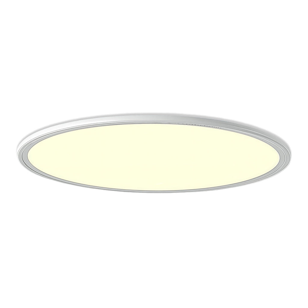 Sleek White Round Ultra-Thin LED Recessed Ceiling Light for Home Use