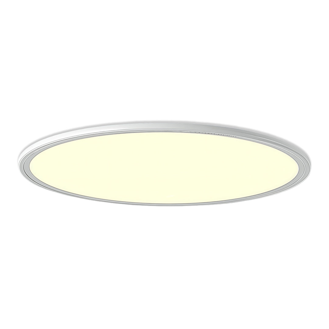 Sleek White Round Ultra-Thin LED Recessed Ceiling Light for Home Use