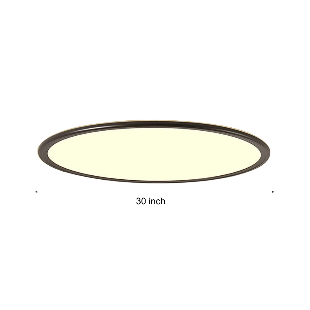 Sleek White Round Ultra-Thin LED Recessed Ceiling Light for Home Use
