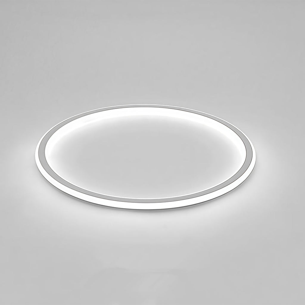 Modern White Acrylic LED Circle Ceiling Light Fixture for Home Decor