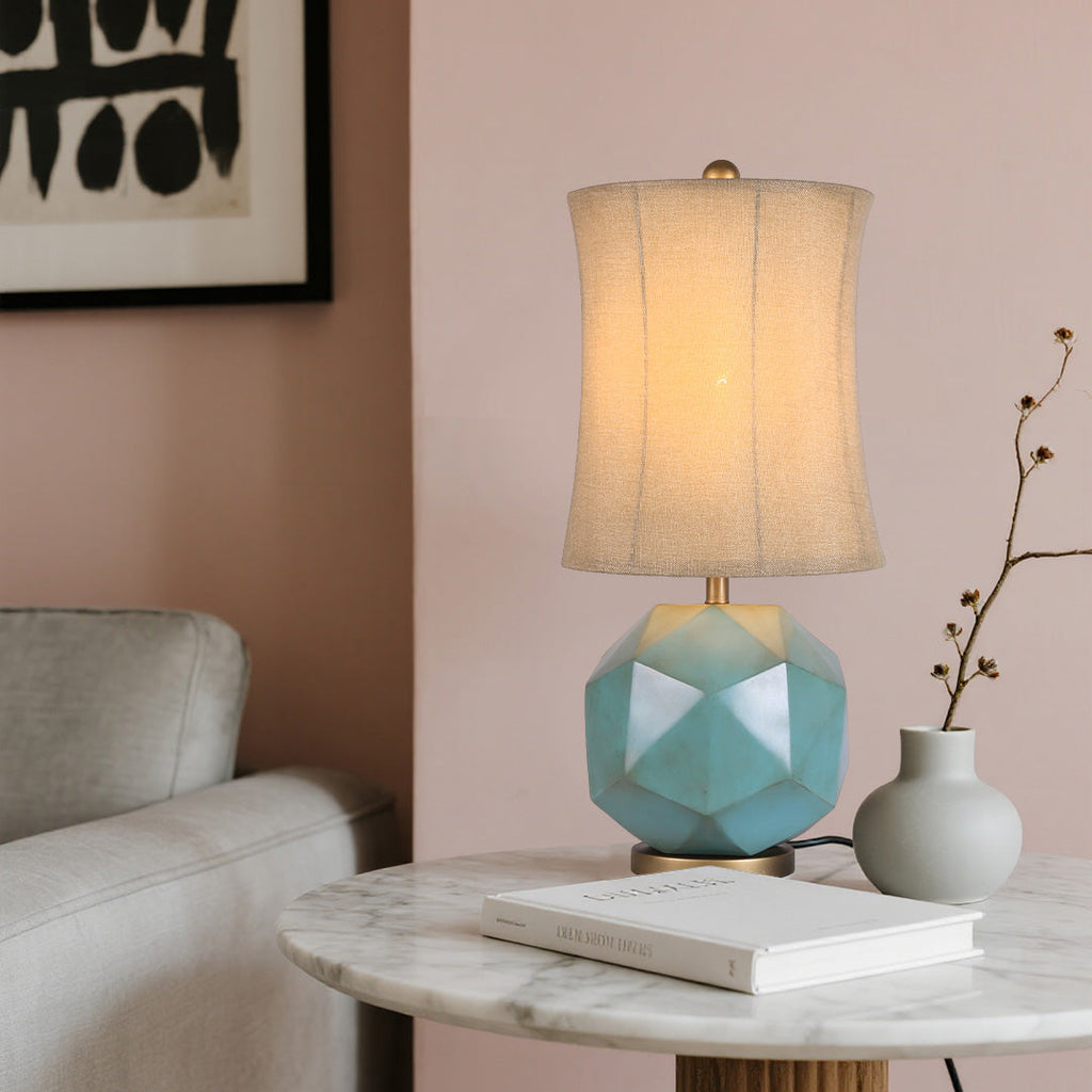 Stylish Modern Industrial Fabric Table Lamps for Living Room Decor