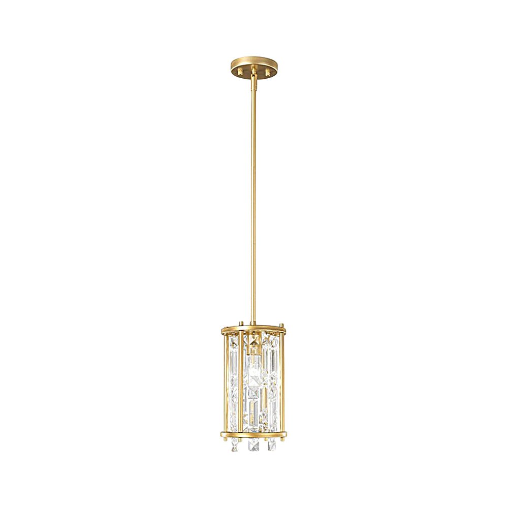 Luxurious Round Square Iron Frame Crystal Chandelier for Modern Spaces