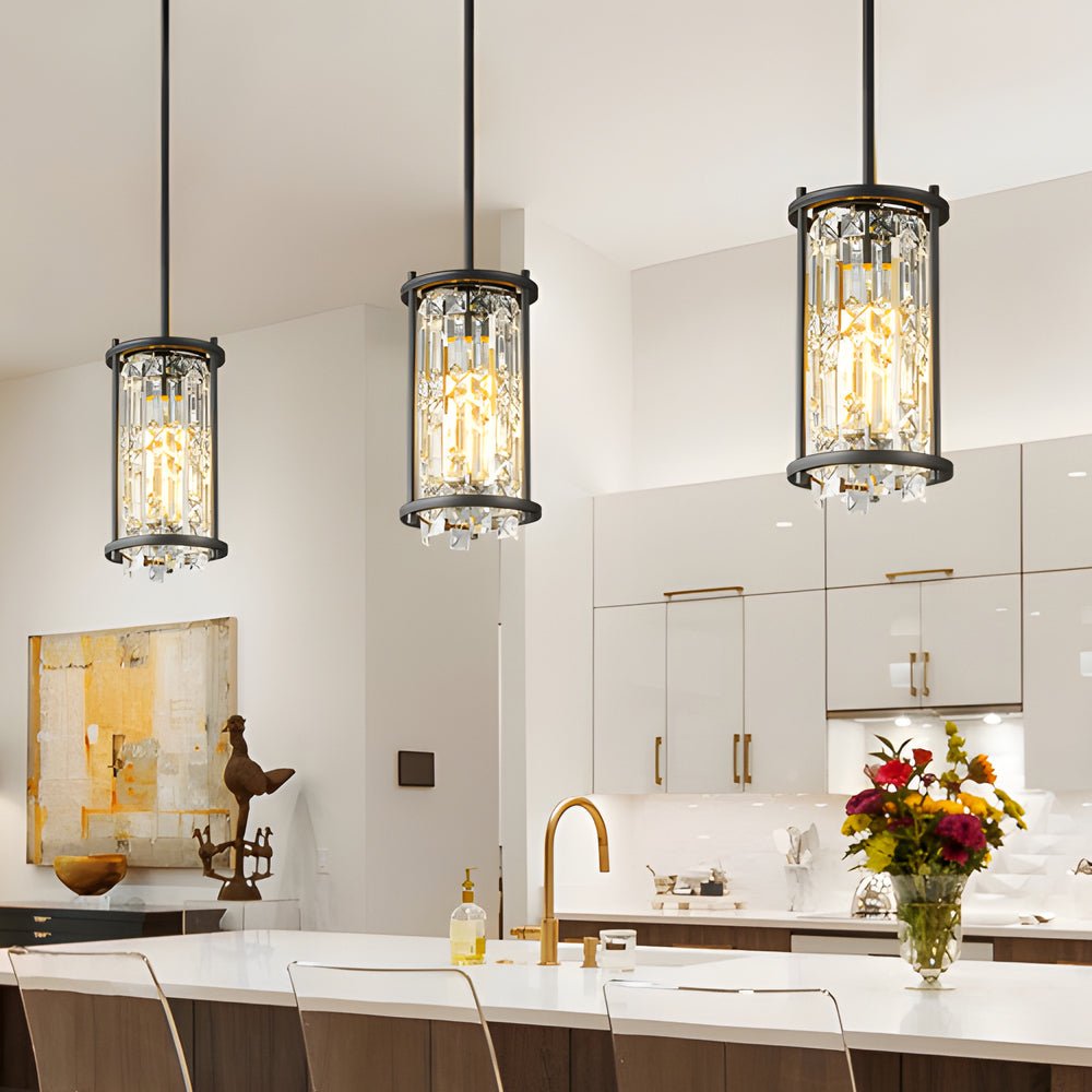 Luxurious Round Square Iron Frame Crystal Chandelier for Modern Spaces