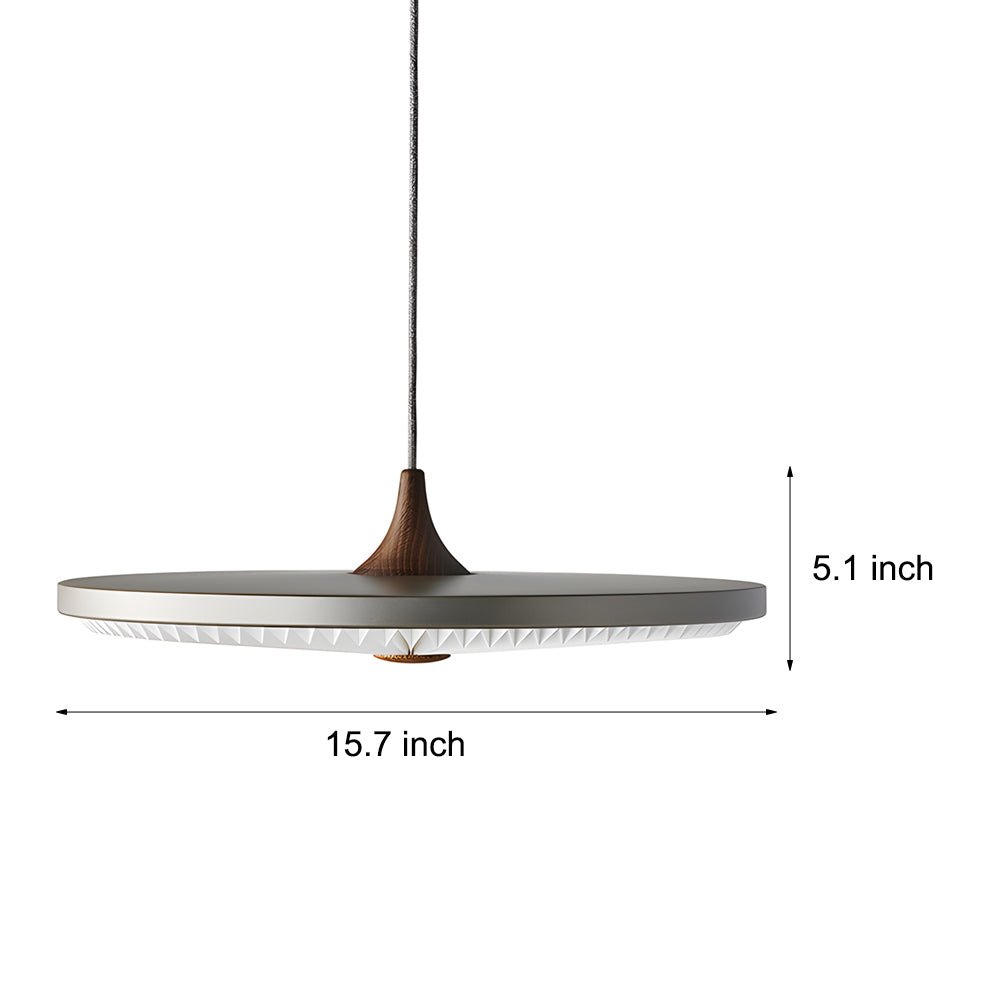 Modern Round UFO 3-Step Dimming LED Pendant Light for Kitchen Island