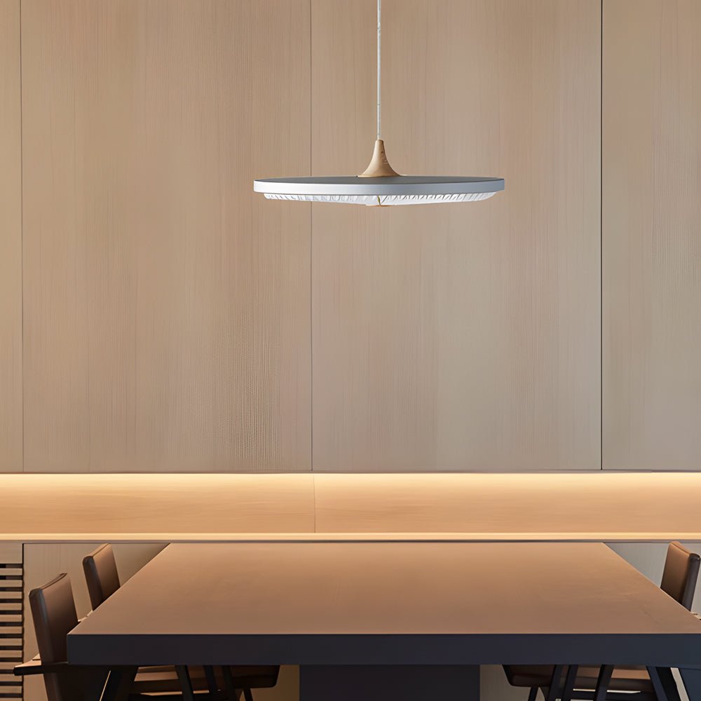 Modern Round UFO 3-Step Dimming LED Pendant Light for Kitchen Island