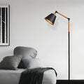 Contemporary Adjustable Metallic Floor Lamp for Living Room Bedroom