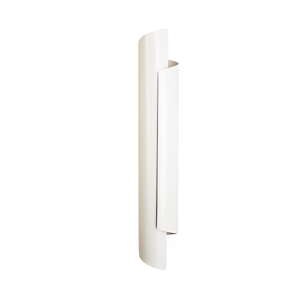 Modern Black Metal LED Scroll Wall Sconce for Living Room or Hallway