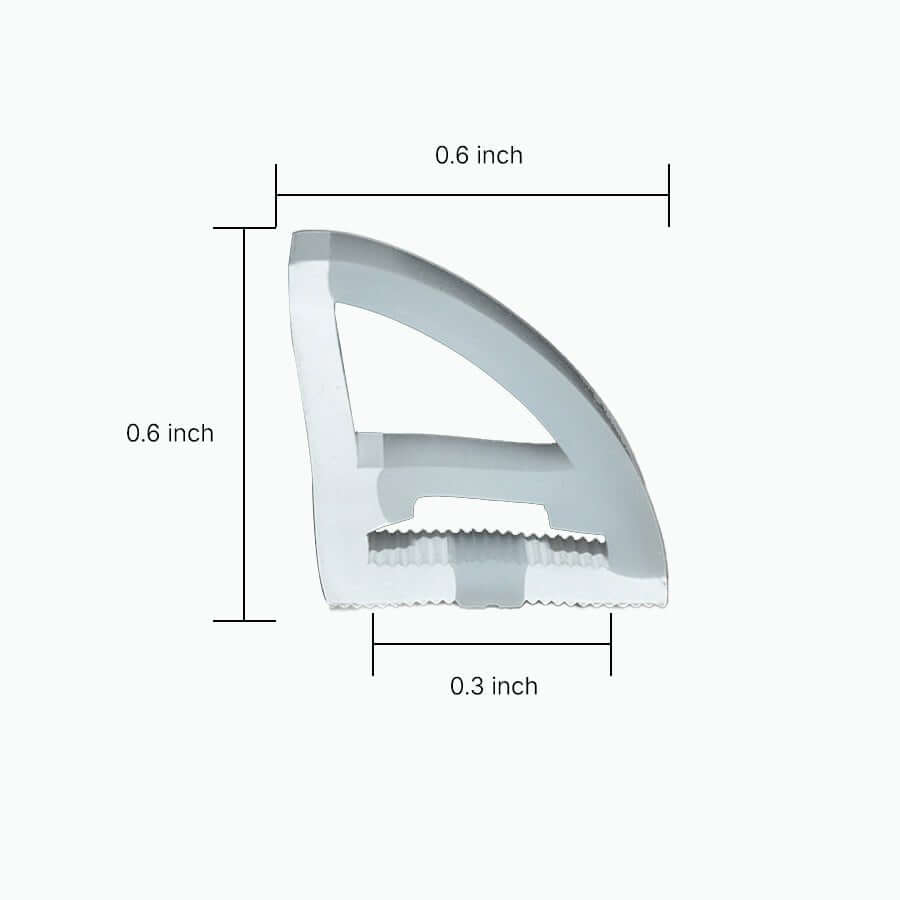 Industrial-Style Silicone Corner-Mount LED Strip Light in Black for Home