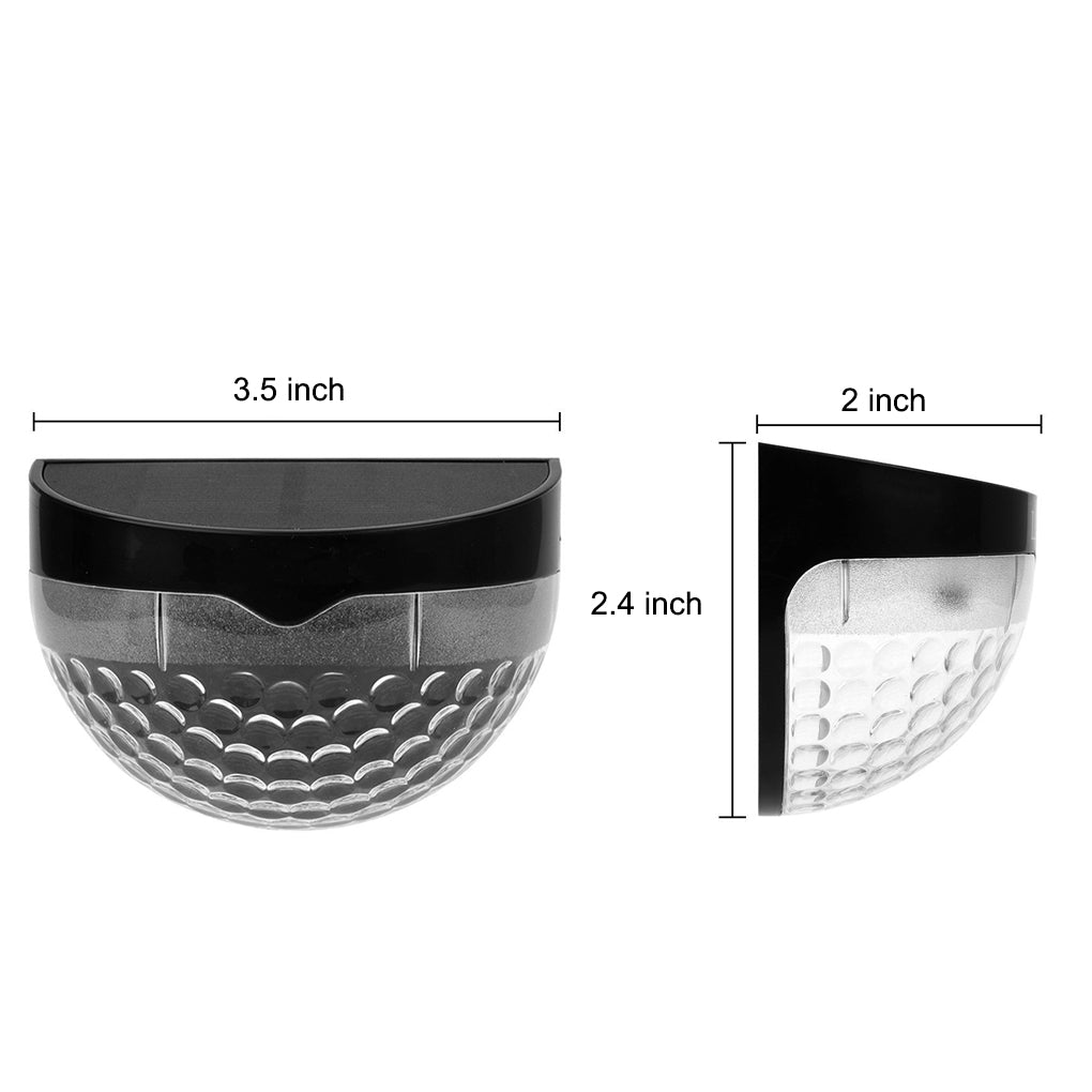 Modern Waterproof Solar LED Wall Lights for Outdoor Garden Fencing