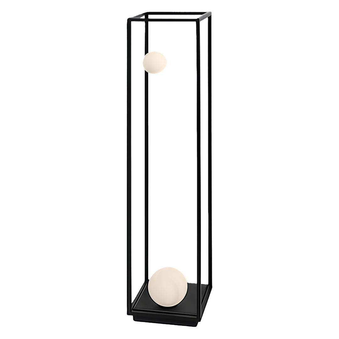 Modern Black Metal LED Courtyard Bollard Light for Outdoor Spaces