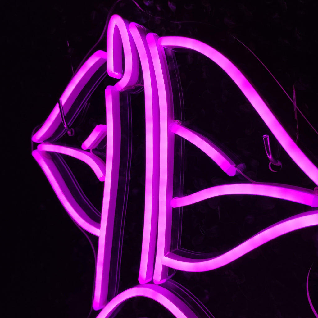 Trendy Pink 'Shhhh' LED Neon Wall Sign for Bedroom or Home Bar Decor