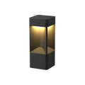 Modern Waterproof LED Bollard Light - Outdoor Landscape Lighting in Gray