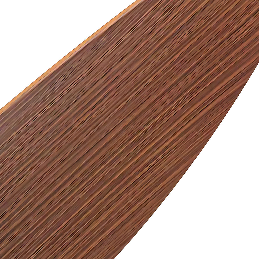 Elegant Silver LED Ceiling Fan with Light Wood Grain Finish for Living Room