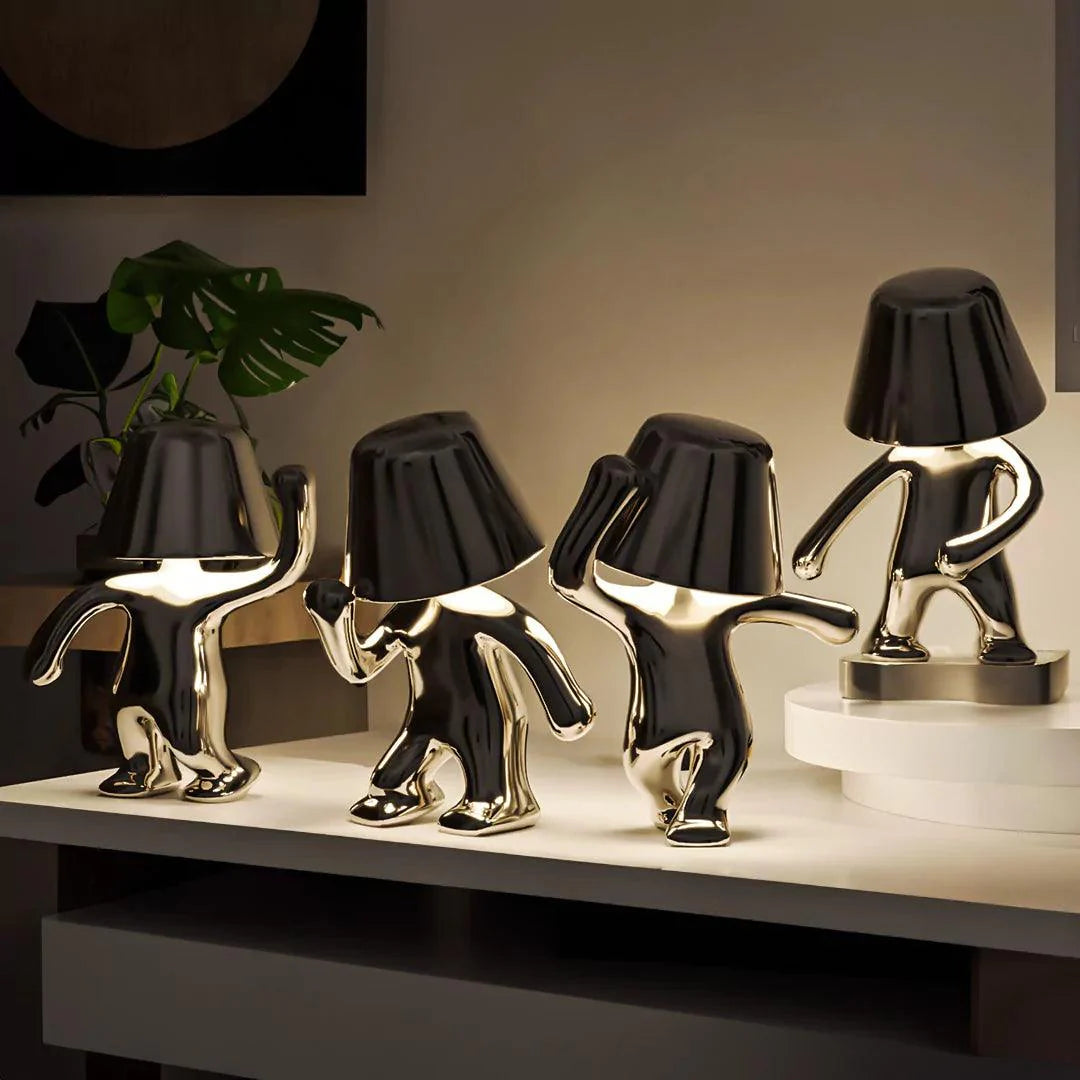 Elegant Silver Dancer Table Lamp Collection for Living Room Decor