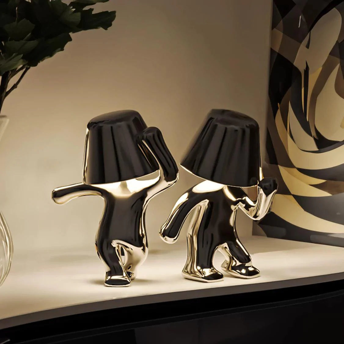 Elegant Silver Dancer Table Lamp Collection for Living Room Decor
