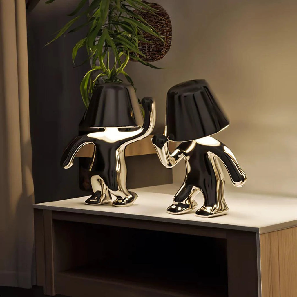 Elegant Silver Dancer Table Lamp Collection for Living Room Decor