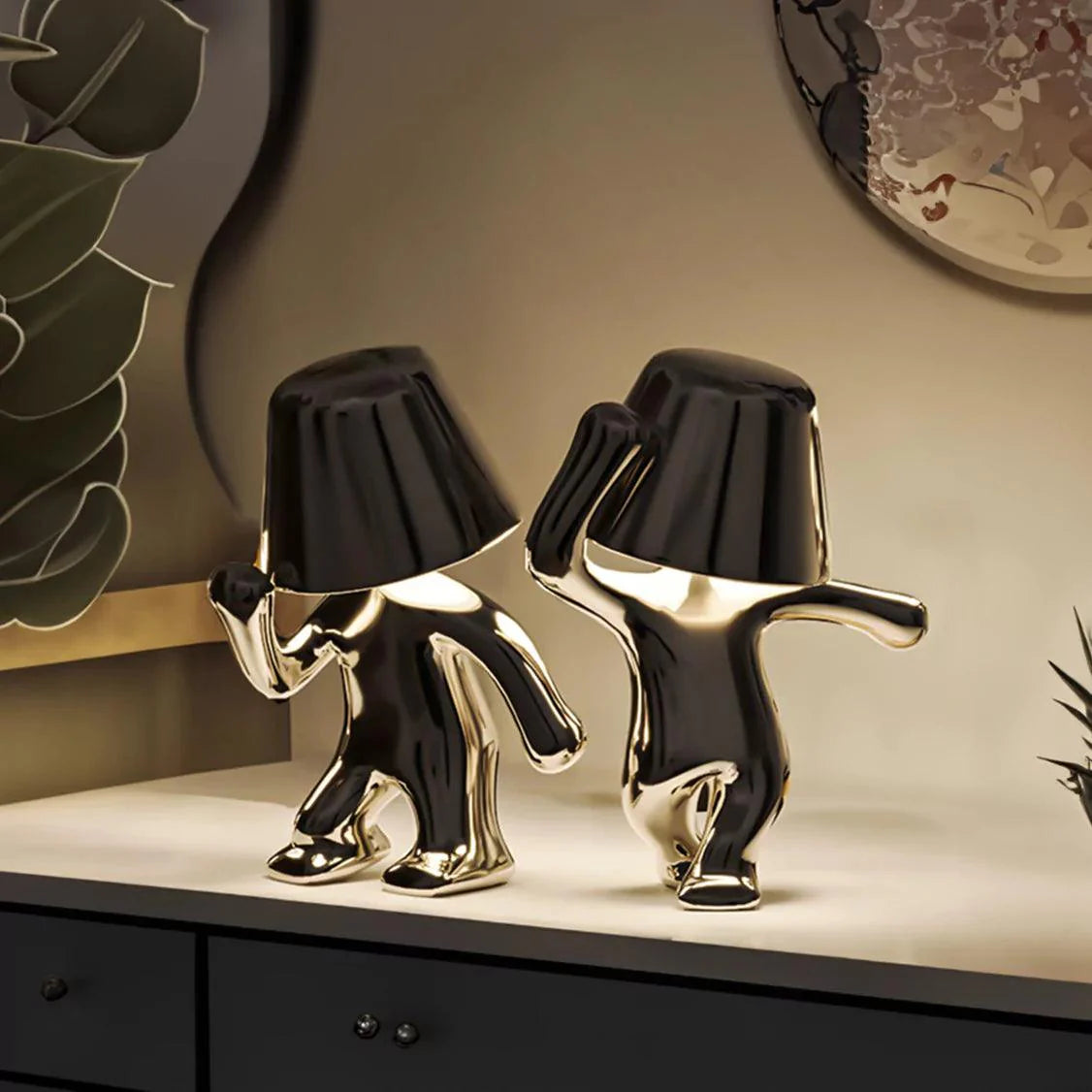 Elegant Silver Dancer Table Lamp Collection for Living Room Decor