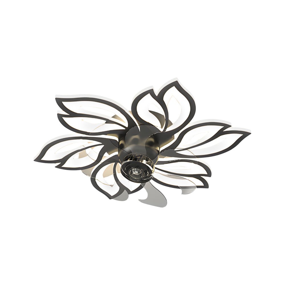 Contemporary White 3-Step Dimming Low Profile Ceiling Fan with Lights