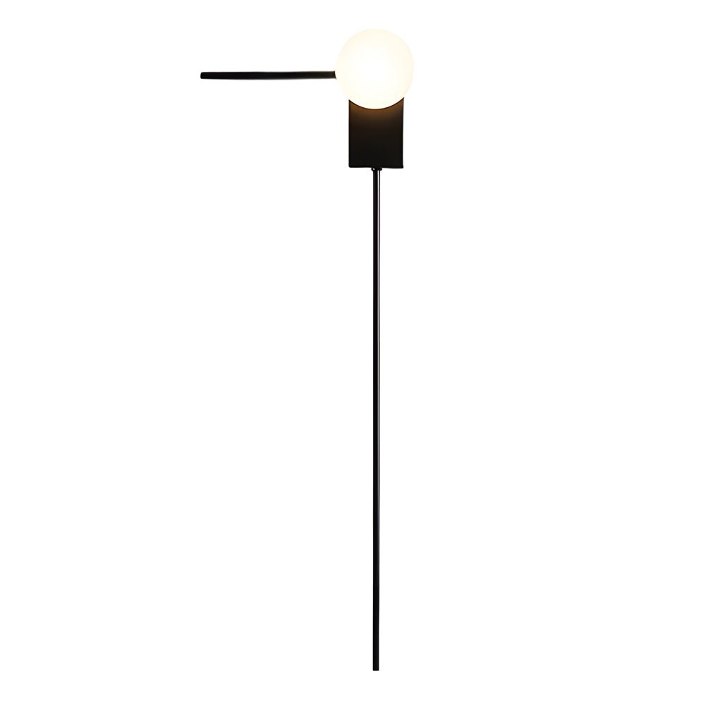 Nordic Style Clear Glass Ball Wall Light Fixture for Bedroom Decor