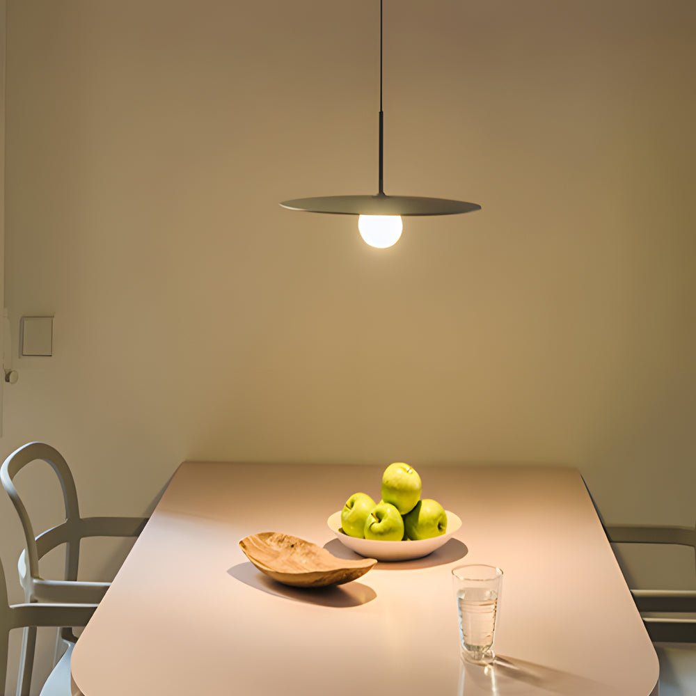 Postmodern Clear Glass & Iron UFO LED Chandelier for Contemporary Spaces