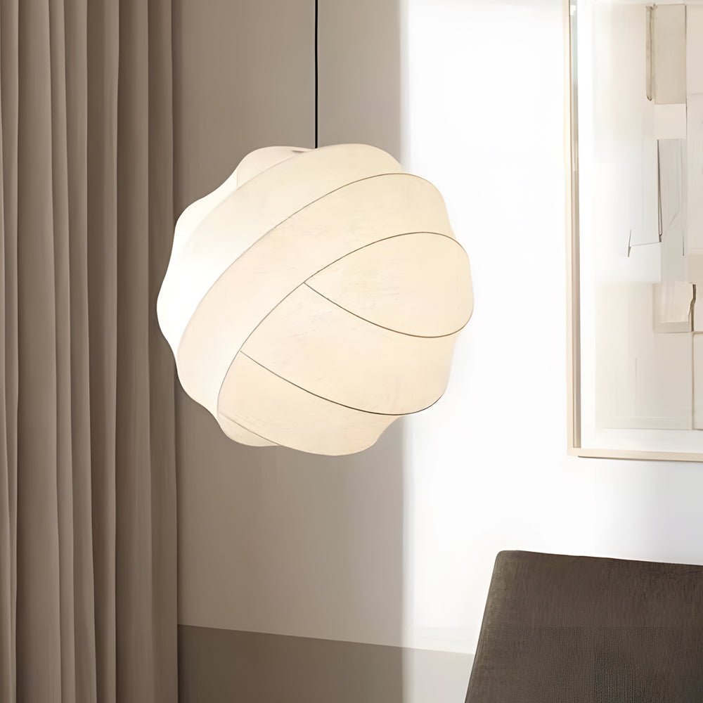 Rustic Iron Silk Wabi-Sabi Chandelier for Bedroom and Living Room