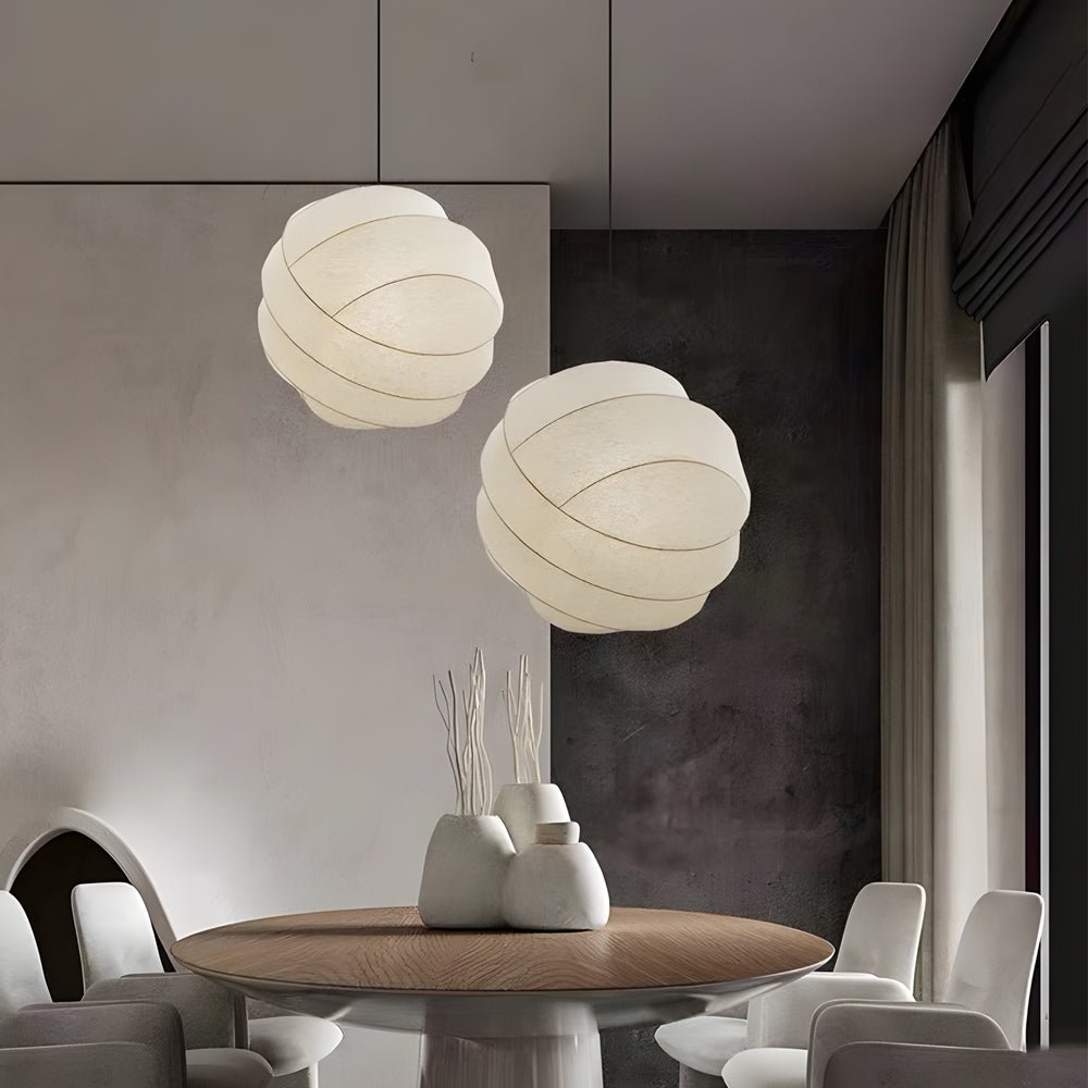 Rustic Iron Silk Wabi-Sabi Chandelier for Bedroom and Living Room