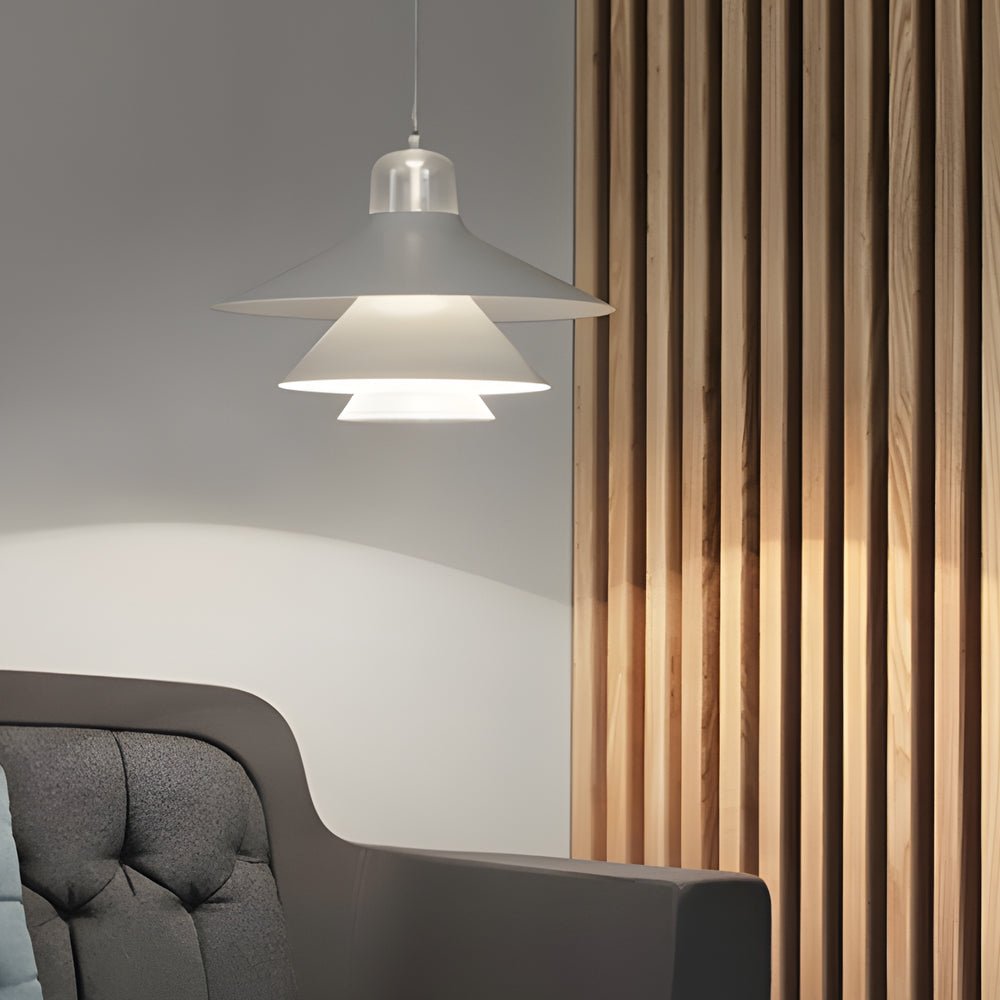 Minimalist Nordic Iron and Glass LED Pendant Light for Home Decor