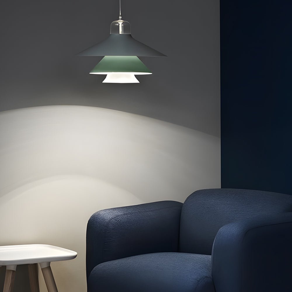 Minimalist Nordic Iron and Glass LED Pendant Light for Home Decor