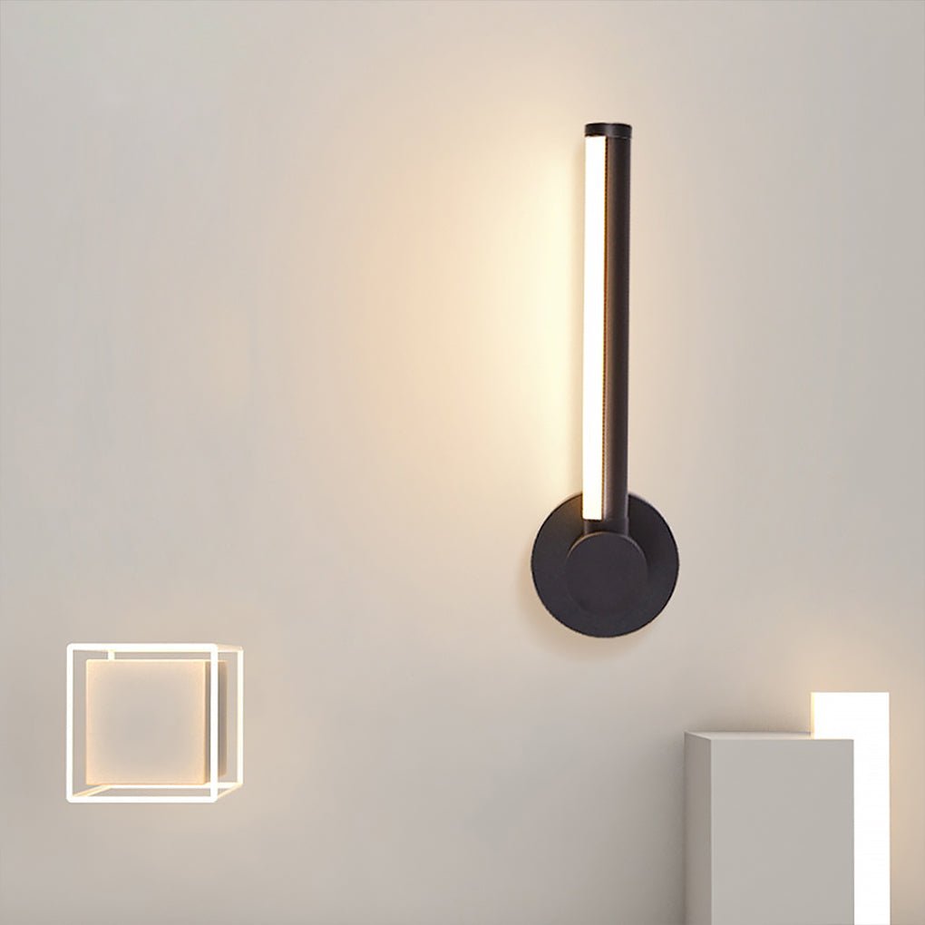 Modern Rotatable Three-Color LED Wall Lamp for Living Room Décor