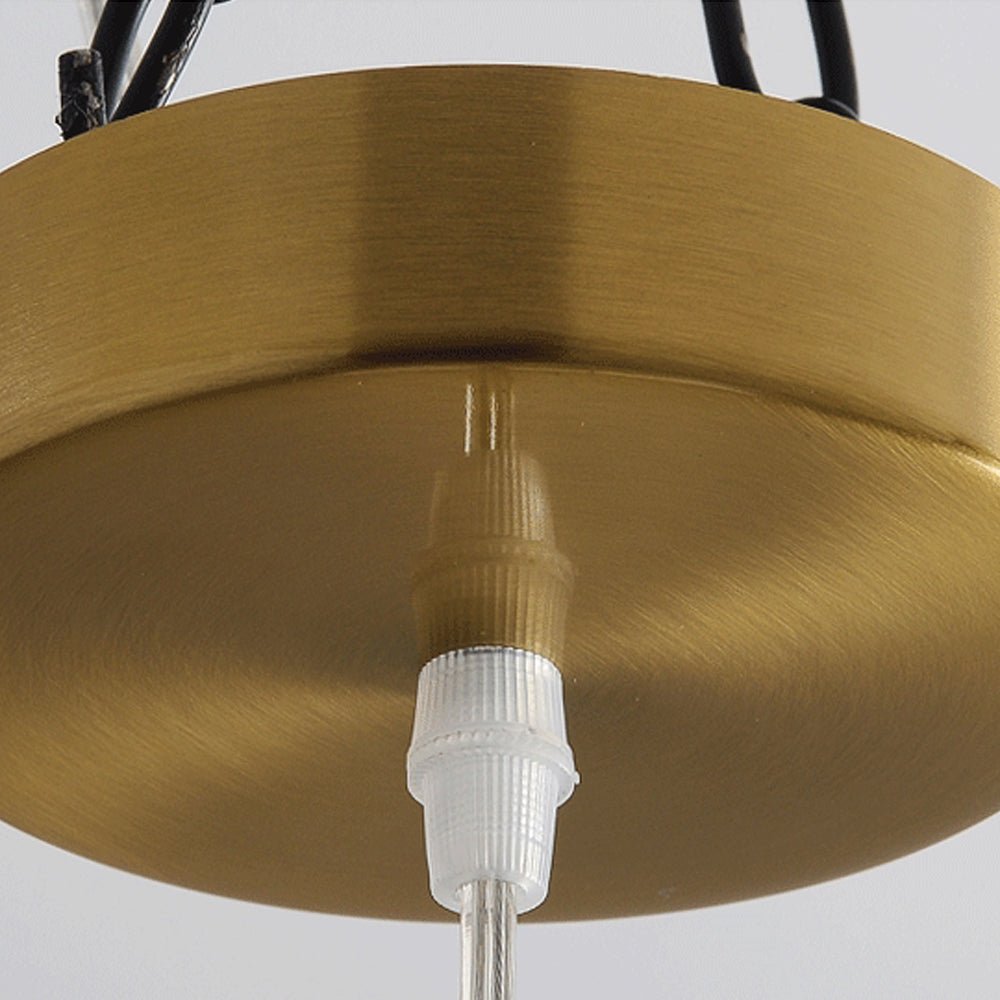 Postmodern Clear Glass Pendant Light Fixture for Dining Room Ceiling Decor