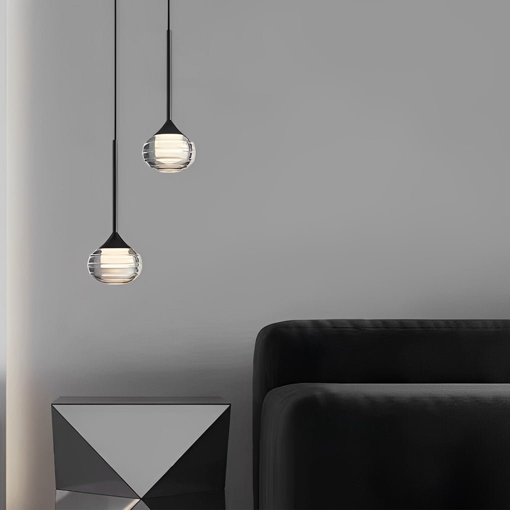 Elegant Acrylic Ball Pendant Light with Simple Screw Thread for Nordic Decor