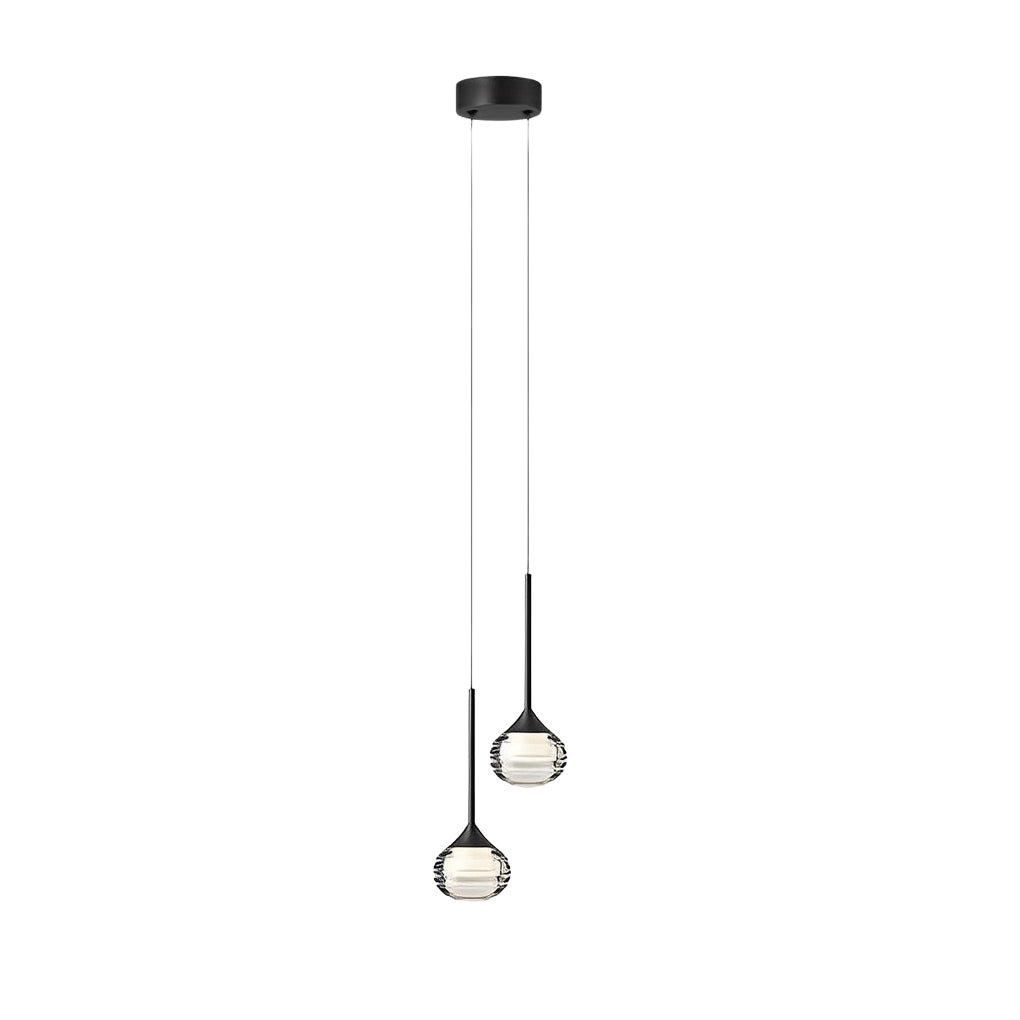 Elegant Acrylic Ball Pendant Light with Simple Screw Thread for Nordic Decor