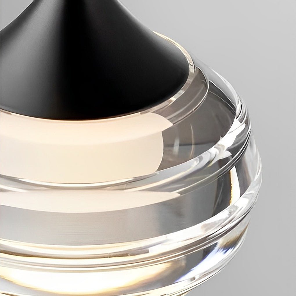 Elegant Acrylic Ball Pendant Light with Simple Screw Thread for Nordic Decor