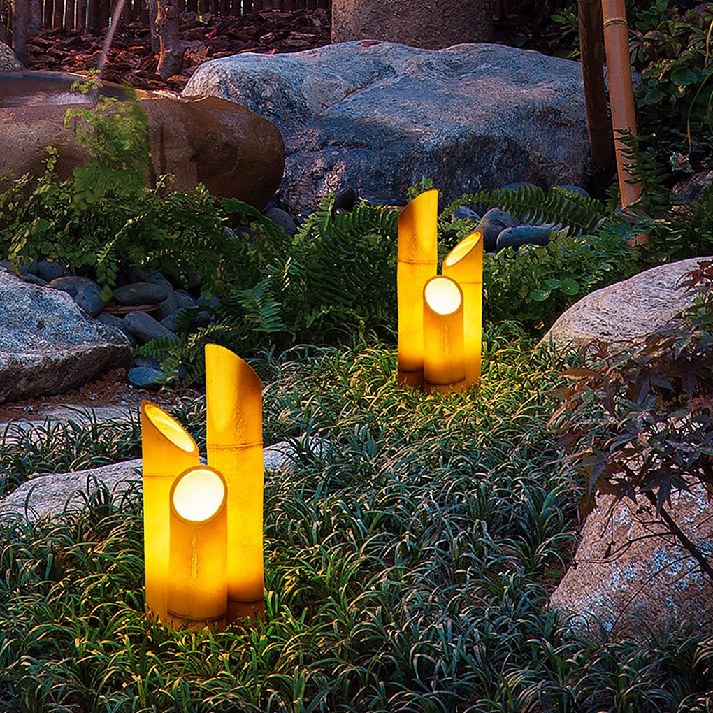 Charming Colorful LED Resin Outdoor Landscape Lights for Garden Decor